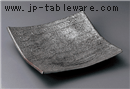 黒結晶９．０角皿