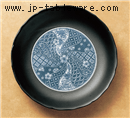 黒マット祥瑞１２．０皿