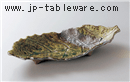 伊賀風１３号葉形皿