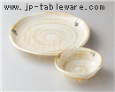 茶粉引天皿