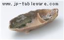 織部砂目仕切鉢