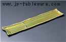 織部彫竹型長皿