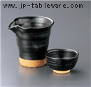 黒肌片口冷酒器