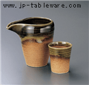 織部流し冷酒器