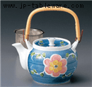 唐草花Ｕ付１０号土瓶