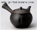 石龍黒泥丸型無地立すじ格子茶こし 石龍黒泥丸型無地立すじ格子茶こし