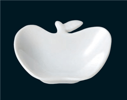 白磁アップル皿