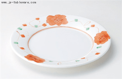 花結び２４．５ｃｍ丸皿