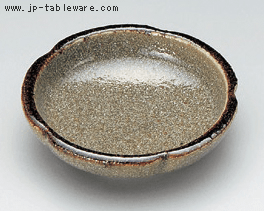 青唐津梅型２．５皿