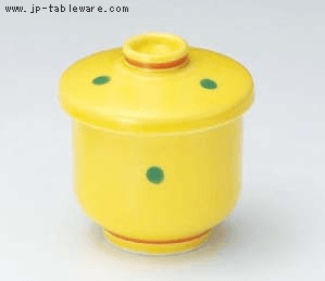 黄釉京型ミニむし碗
