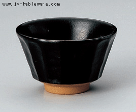 ゆず黒彫入多用碗