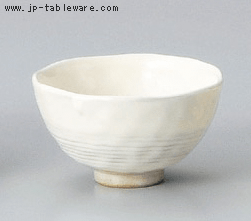粉引筋茶碗