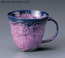 紫釉マグ