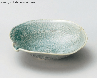 銅織部１４ｃｍがんだち鉢