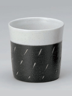 黒陶彫込フリーカップ