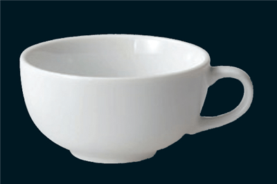 白磁片手スープカップ
