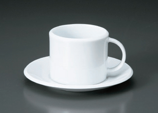 ギャレットコーヒー碗皿ＷＨ（碗と受け皿セット）