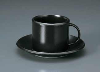ギャレットコーヒー碗皿ＢＫ（碗と受け皿セット）