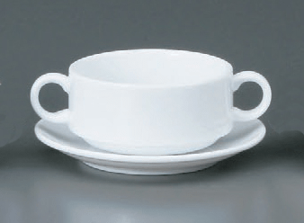 プラージュ両手スープカップ(碗)(カップのみ。受皿なし) プラージュ両手スープカップ(碗)(カップのみ。受皿なし)