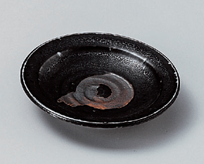 いぶし天目２．８小皿