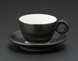 ブリオ(ブラック)コーヒーC/S(碗と受け皿セット) ブリオ(ブラック)コーヒーC/S(碗と受け皿セット)