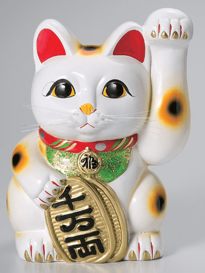 白手長小判猫13号(左手) 白手長小判猫13号(左手)