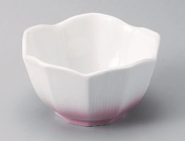 ピンク吹桔梗型小鉢（大）