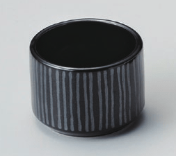 黒ストライプ切立盃珍味