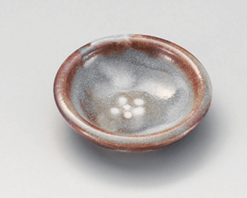 鼡志野梅紋小皿