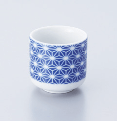 麻の葉ディップソースカップ（Ｂｌｕｅ）