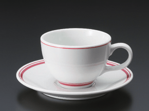 コントルノ(マロン)コーヒー碗皿 コントルノ(マロン)コーヒー碗皿