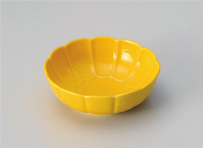 黄菊型カゴメ鉢