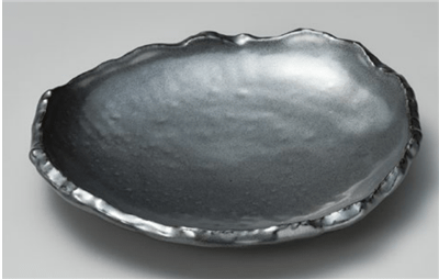 鉄結晶ﾀﾀｷ大皿