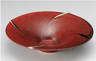 紅柚子反型9寸鉢