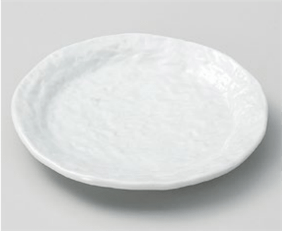 白荒石目17㎝丸皿