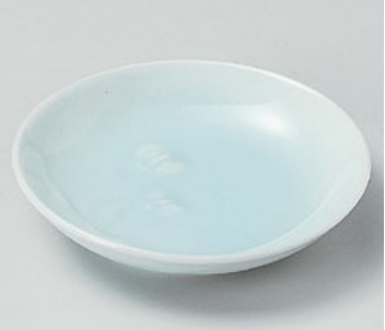 青白磁鷺草小皿