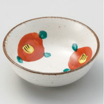 渕ｻﾋﾞ粉引椿丸小鉢