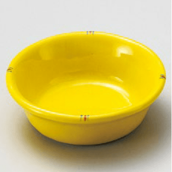 黄釉二彩3.6丸鉢