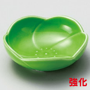 ｸﾞﾘｰﾝ梅型浅鉢