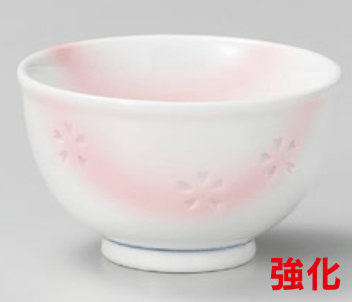 ﾋﾟﾝｸ花彫煎茶