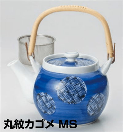 丸紋カゴメMS8号土瓶 丸紋カゴメMS8号土瓶