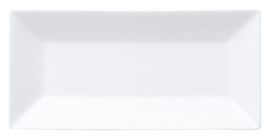 ｽｸｴｱ18㎝長角皿白