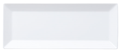 ｽｸｴｱ25㎝長角皿白