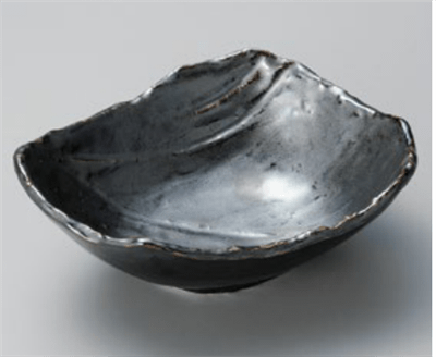 鉄結晶荒瀬型小鉢