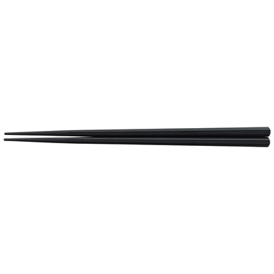 筋目六角箸21cm 黒OM 筋目六角箸21cm 黒OM