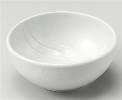 うす青磁彫丸鉢