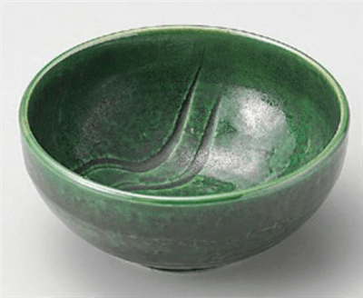 織部彫丸鉢