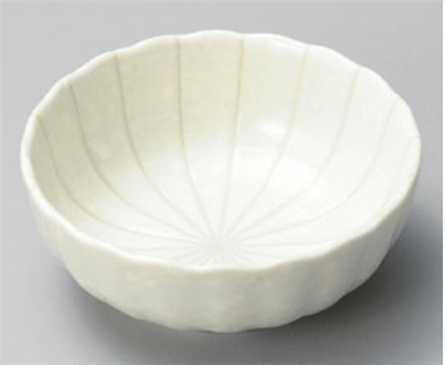 白ﾏｯﾄ十草菊型3.5鉢