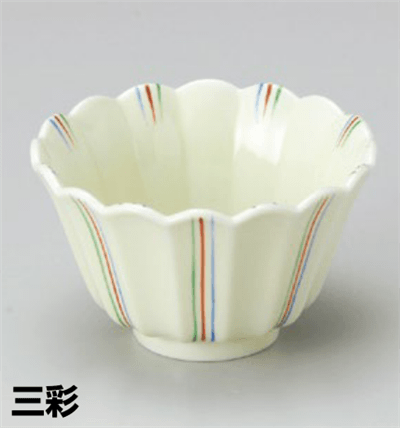 三彩菊型小鉢(大) 三彩菊型小鉢(大)