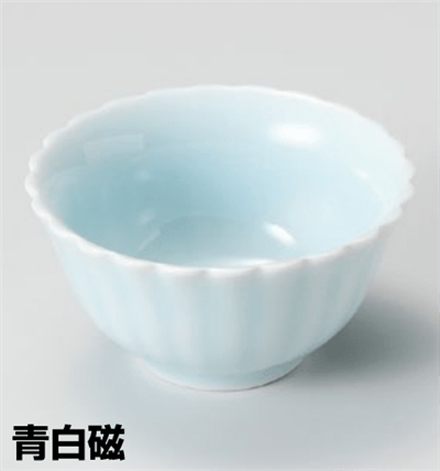 青白磁菊型小鉢(大)
